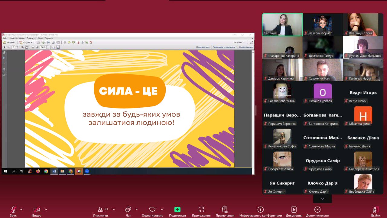 Захист з переддипломноі практики здобувачів другого (магістерського) рівня вищої освіти спеціальності Психологія